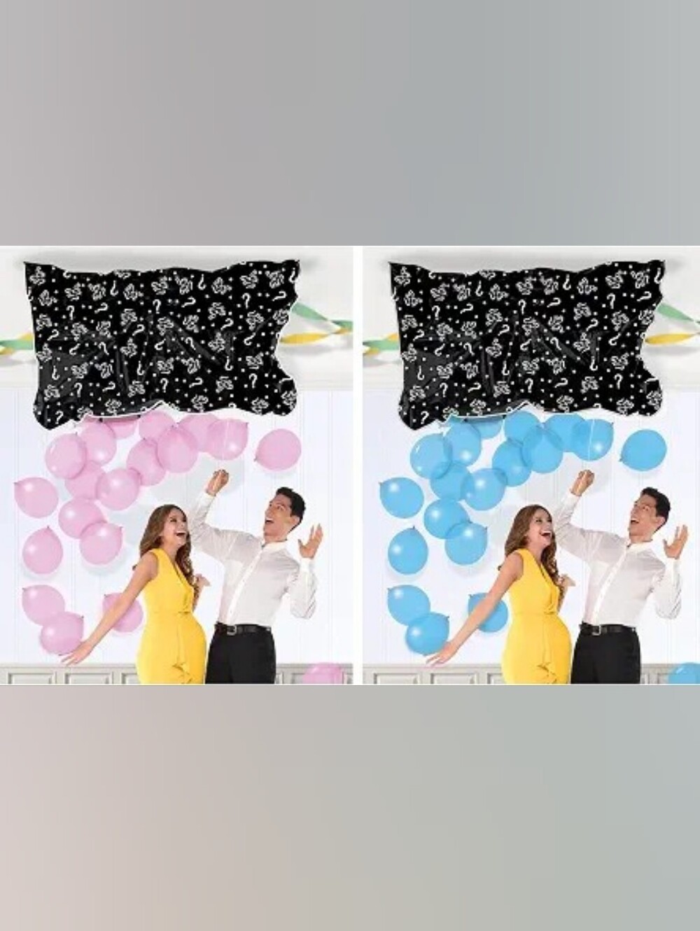 "Girl or Boy?" Balloon Drop Bag for Gender Reveal Parties